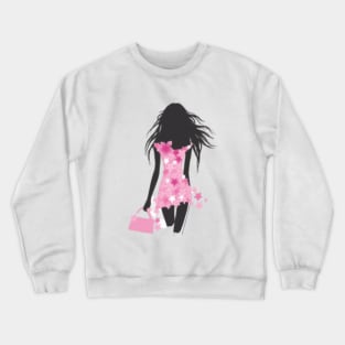 pink story Crewneck Sweatshirt